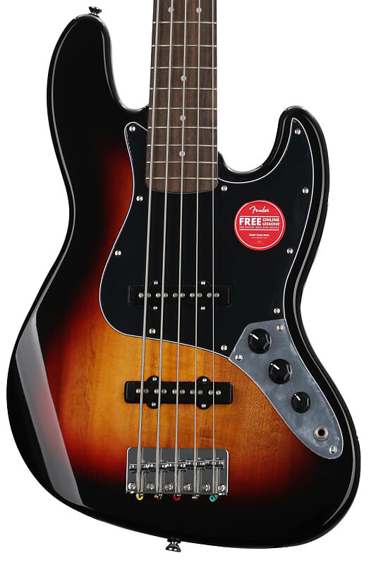 

Squier Affinity Series Jazz Bass V - 3-цветные солнечные лучи с накладкой на гриф Laurel 0378651500