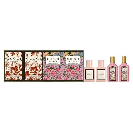 Набор парфюмерный Gucci Bloom Eau De Parfum 2x5ml + Flora Gorgeous Gardenia Eau De Parfum 2x5ml