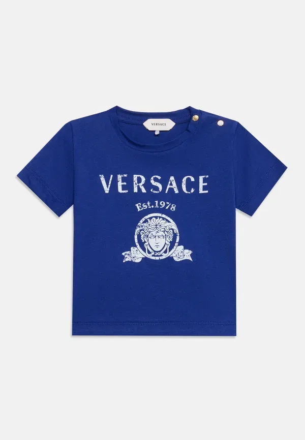Футболка унисекс с принтом в университетском стиле Versace, белый