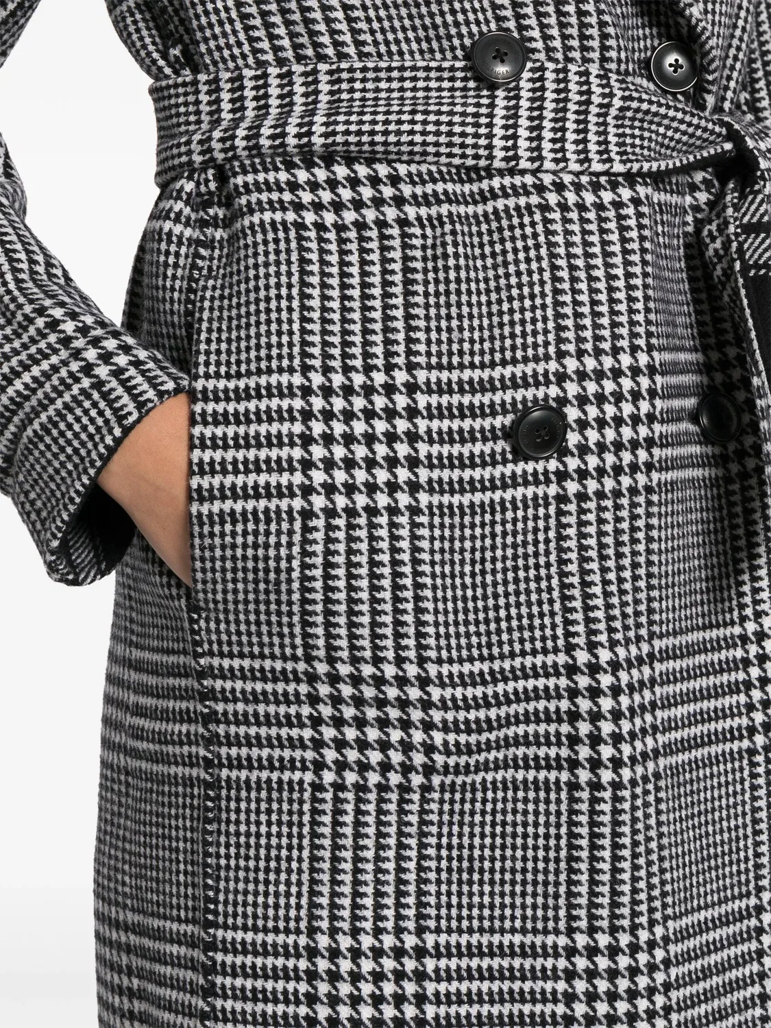 Революционный Плащ с Поясом Tommy Hilfiger, черный — фото 3