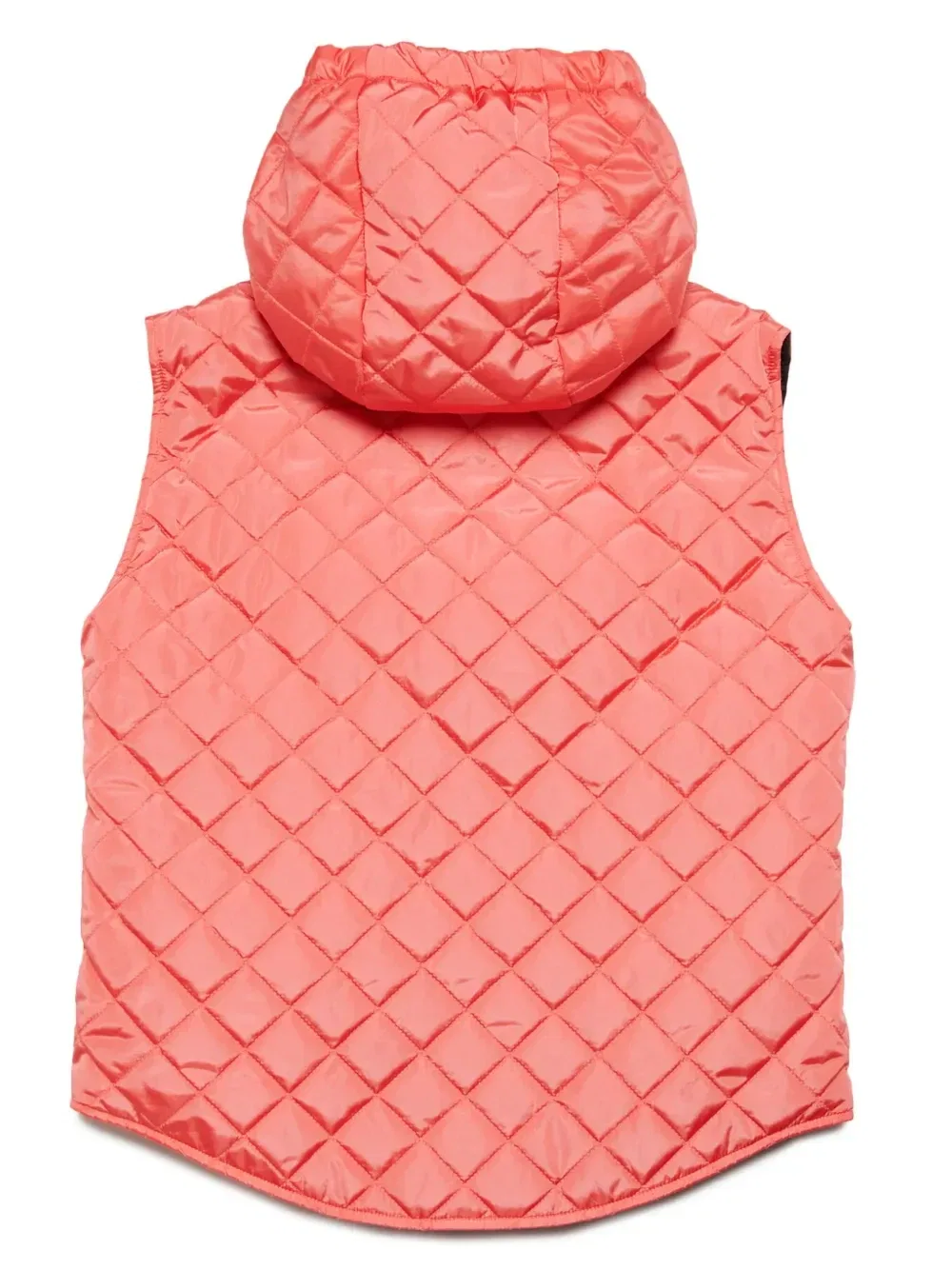 Стеганый жилет с капюшоном Dsquared2 Kids, розовый — фото 2