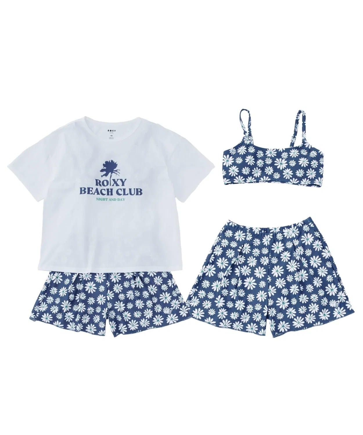 Детский комплект для плавания с рашгардом PEAKDAY ROXY, Blue