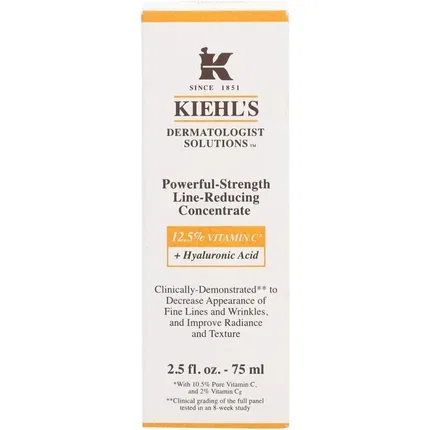 Концентрат для лица с витамином C и гиалуроновой кислотой Kiehl's Powerful Strength Line Reducing, 75 мл