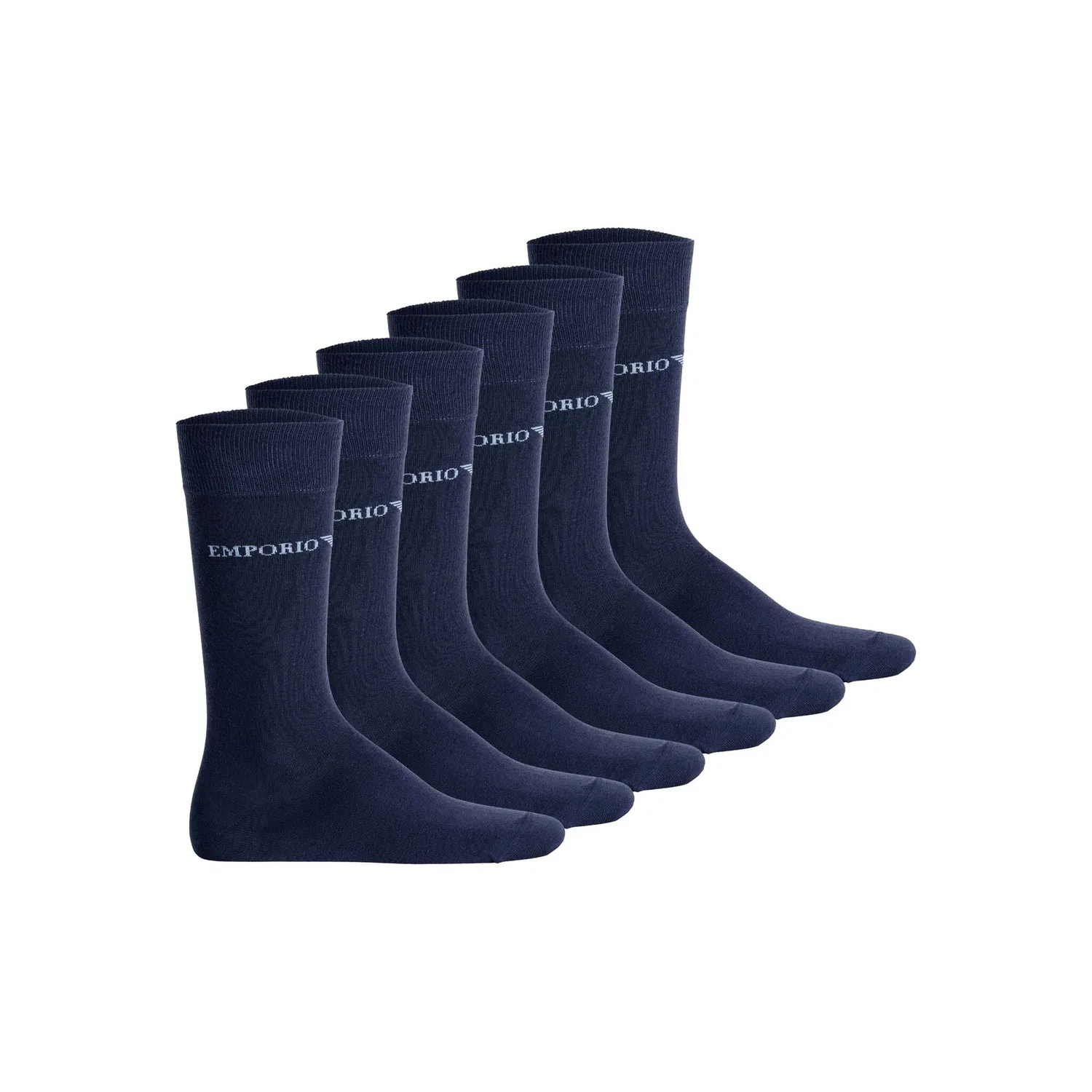 Мужские короткие носки с логотипом Emporio Armani, Navy