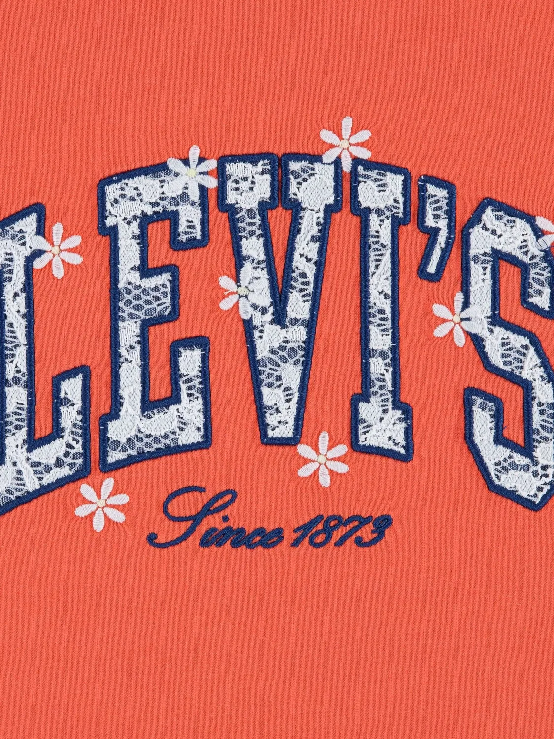 Футболка с аппликацией Levi's Orange Chambray, оранжевый — фото 3