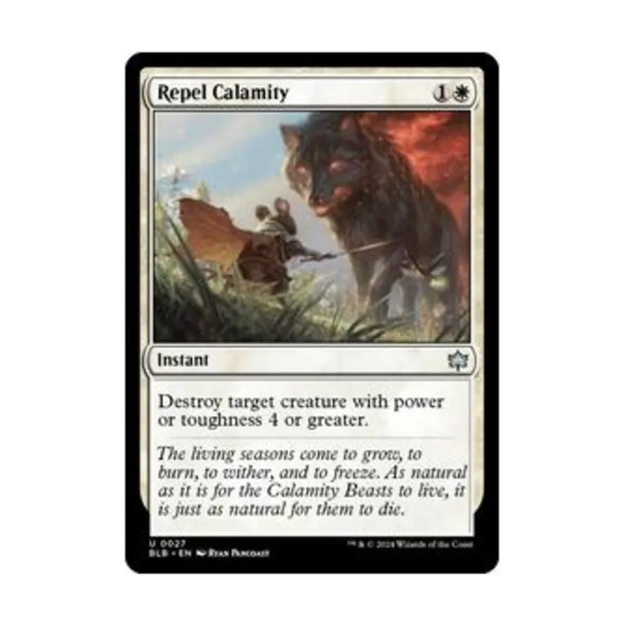 

CCG Отразить бедствие (U), MTG - Bloomburrow