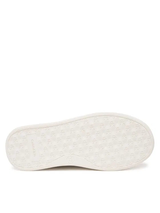 Кроссовки Low Cut Velcro Calvin Klein, серебро — фото 4