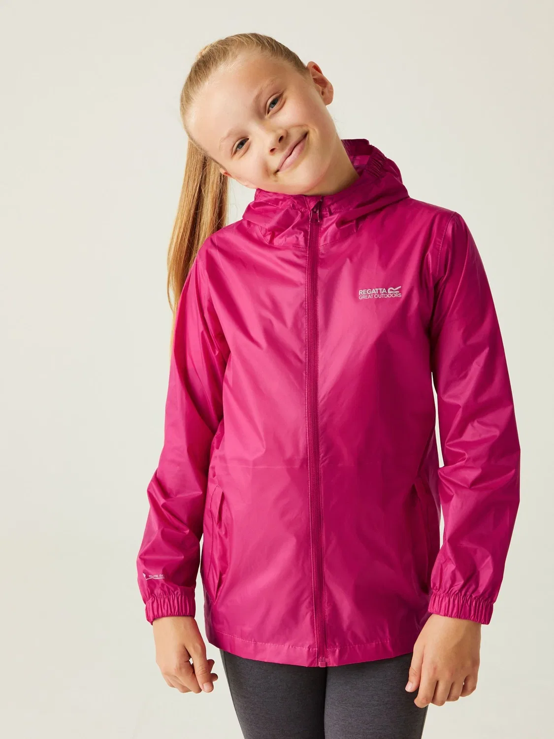 Куртка детская водонепроницаемая Pack-It Jacket III Regatta, розовая