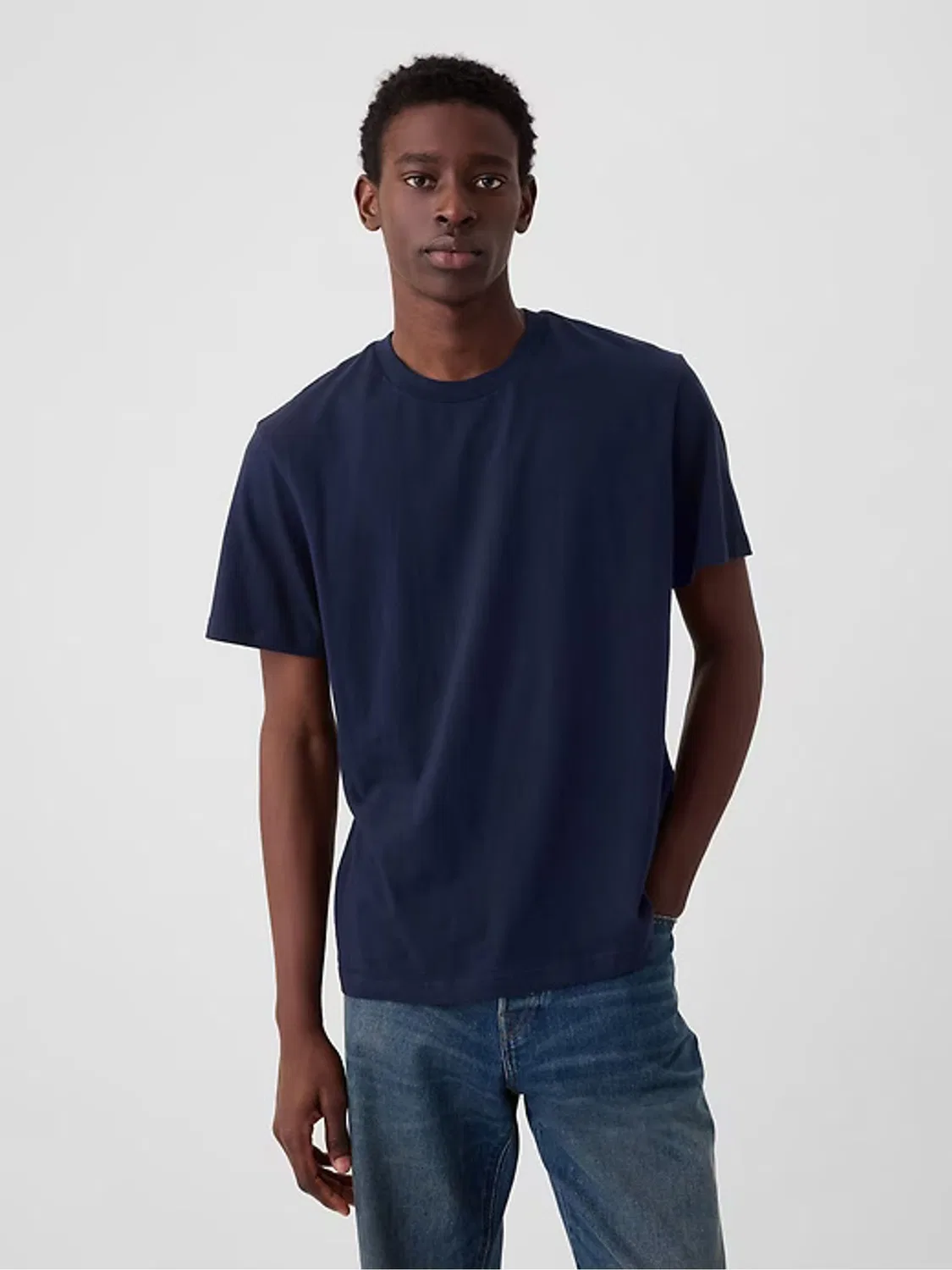 Футболка классическая Gap, синяя