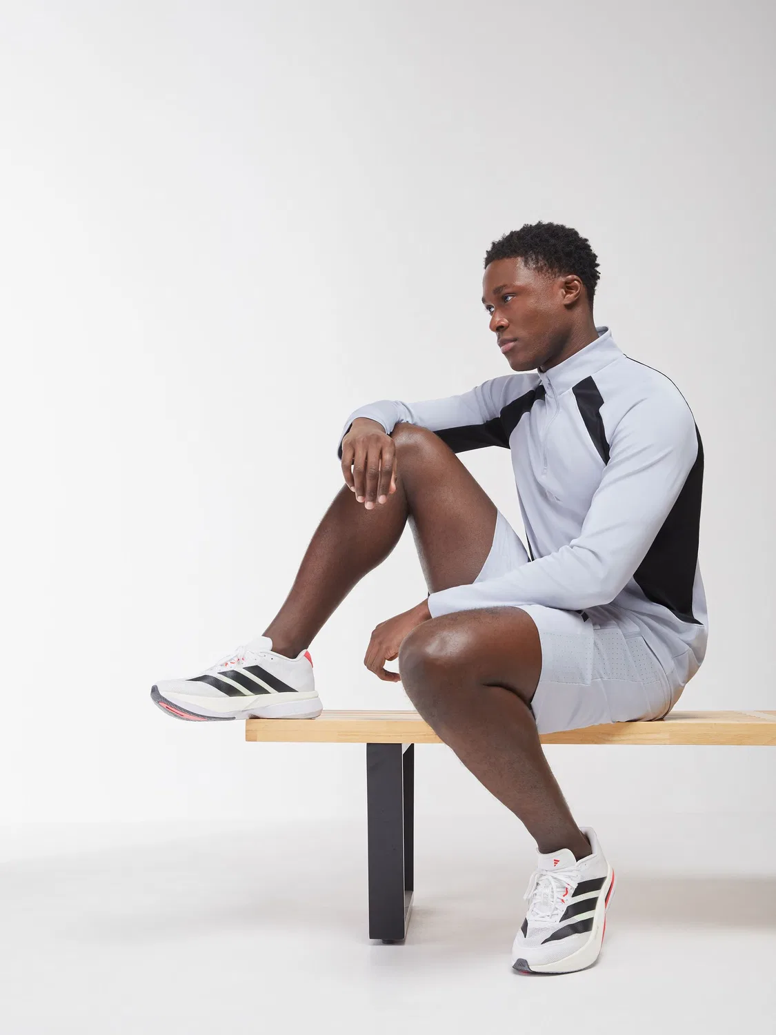 Шорты спортивные Workout Essentials Base Woven adidas, светло-серый — фото 3