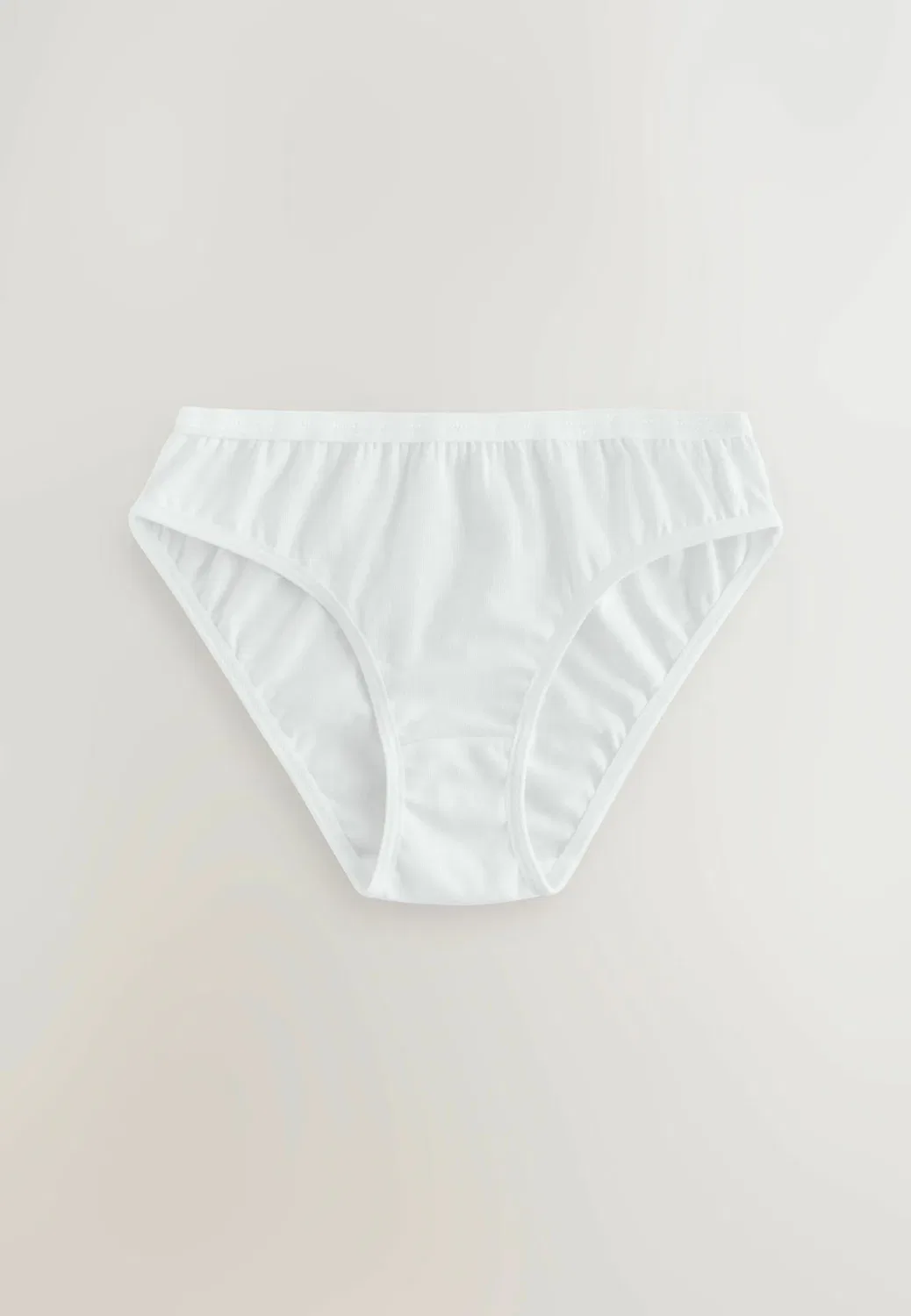Тонкие эластичные трусики-бикини, 7 штук в упаковке Next, White — фото 2