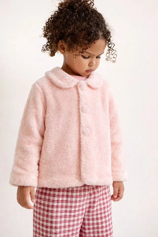 Детский кардиган на пуговицах Welsoft Buttoned Baby Cardigan Aressy, Pink