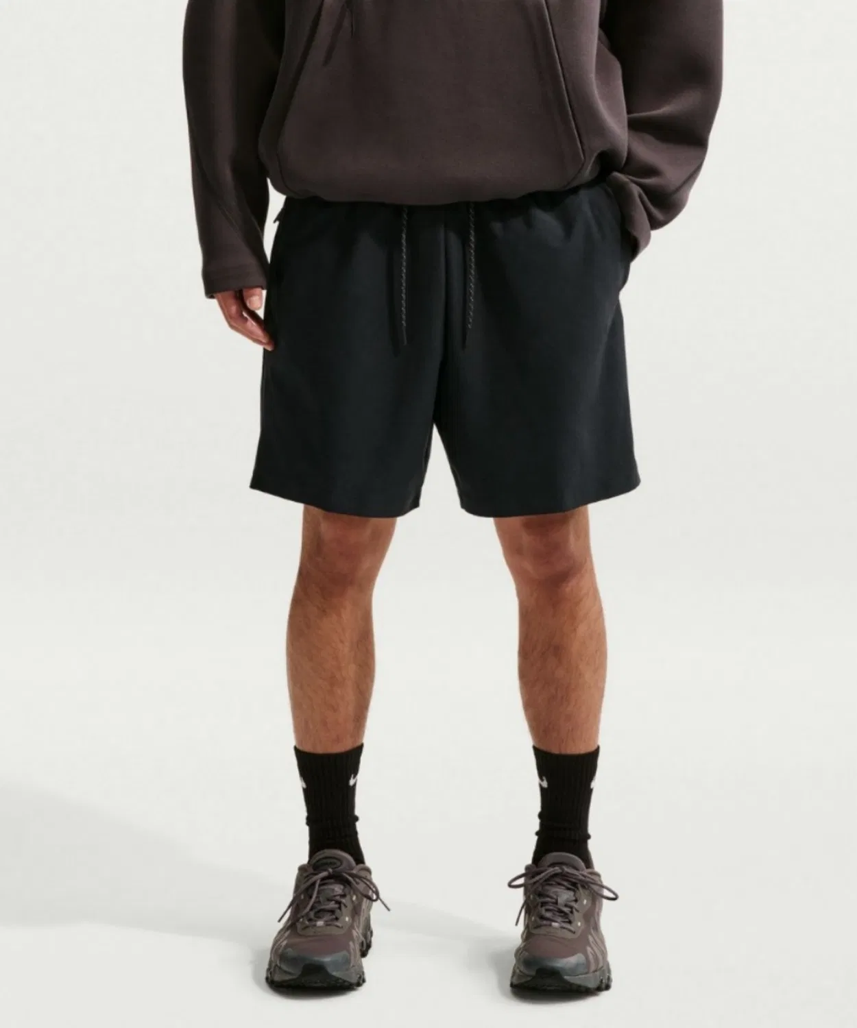 Мужские шорты из трикотажа с принтом Nike Tech Dri-FIT, Black