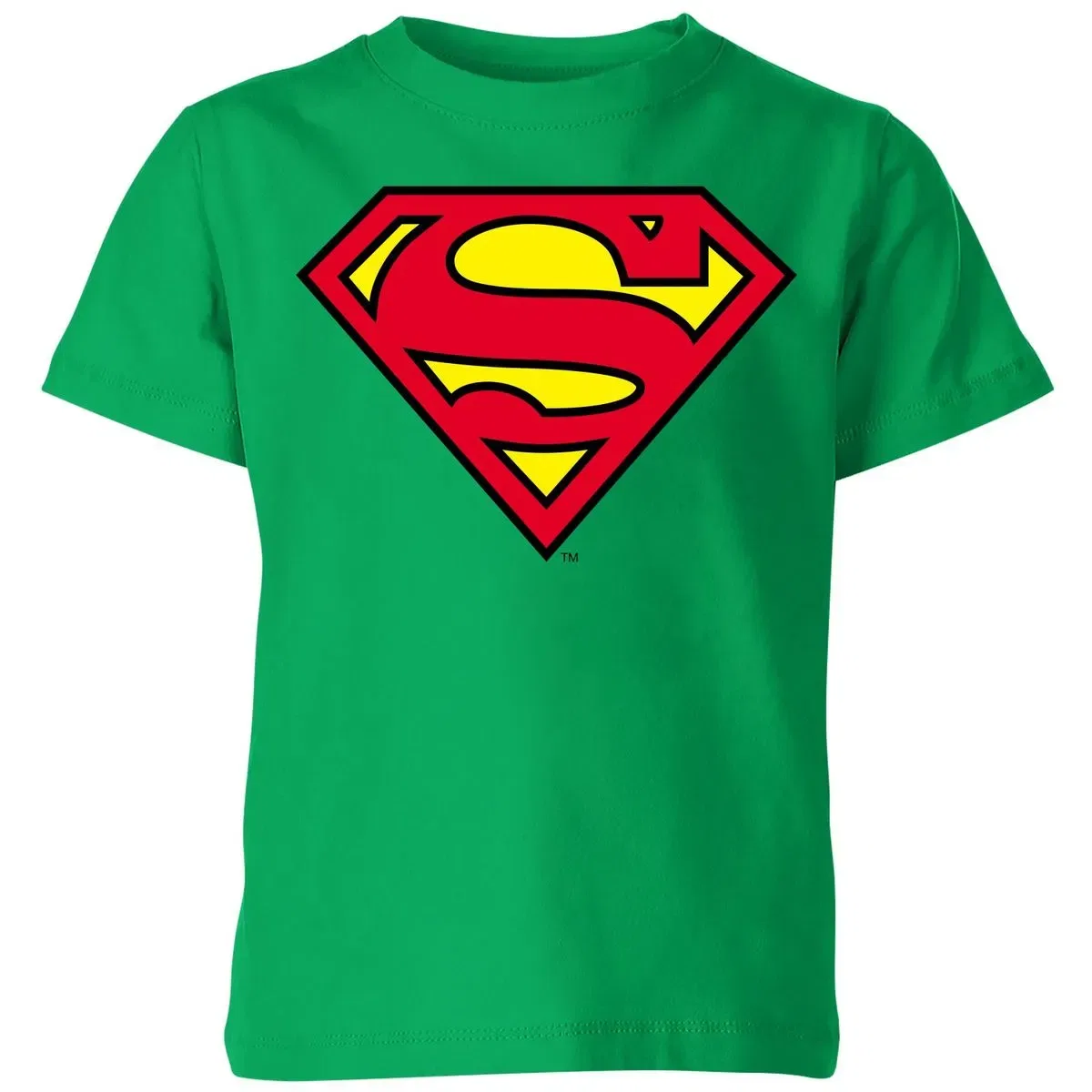 Детская футболка с принтом Superman Shield Zavvi, Green