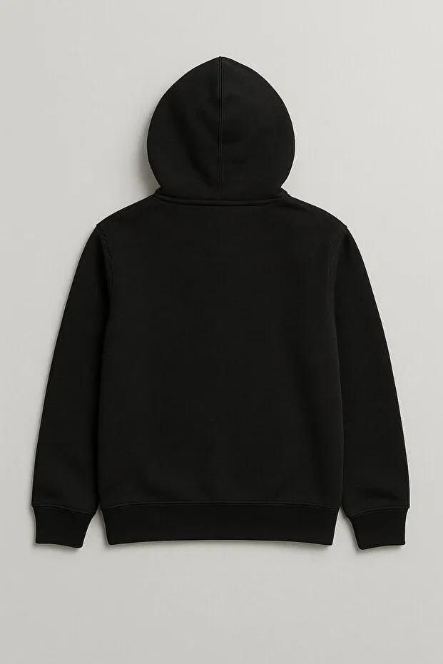 Детское худи с принтом Bmw Printed Unisex Kids Hoodie Svart Wear, Black — фото 2