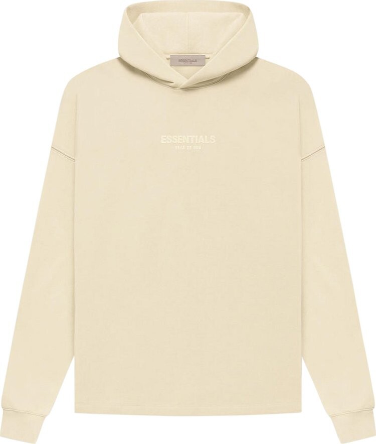 

Худи Fear of God Essentials Relaxed Hoodie 'Egg Shell', кремовый, Бежевый, Худи Fear of God Essentials Relaxed Hoodie 'Egg Shell', кремовый