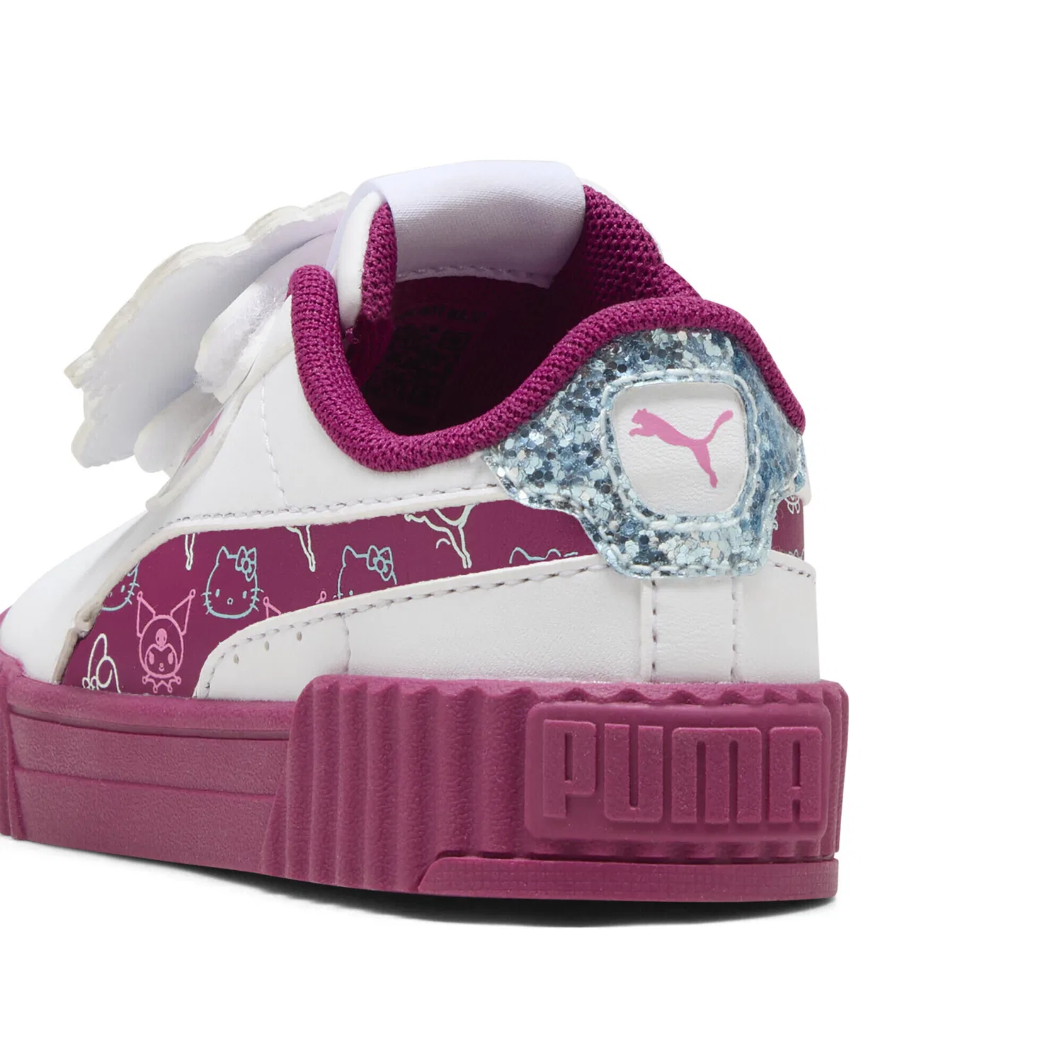 Детские кроссовки с принтом Hello Kitty and Friends Puma, Weiss Rosa — фото 2