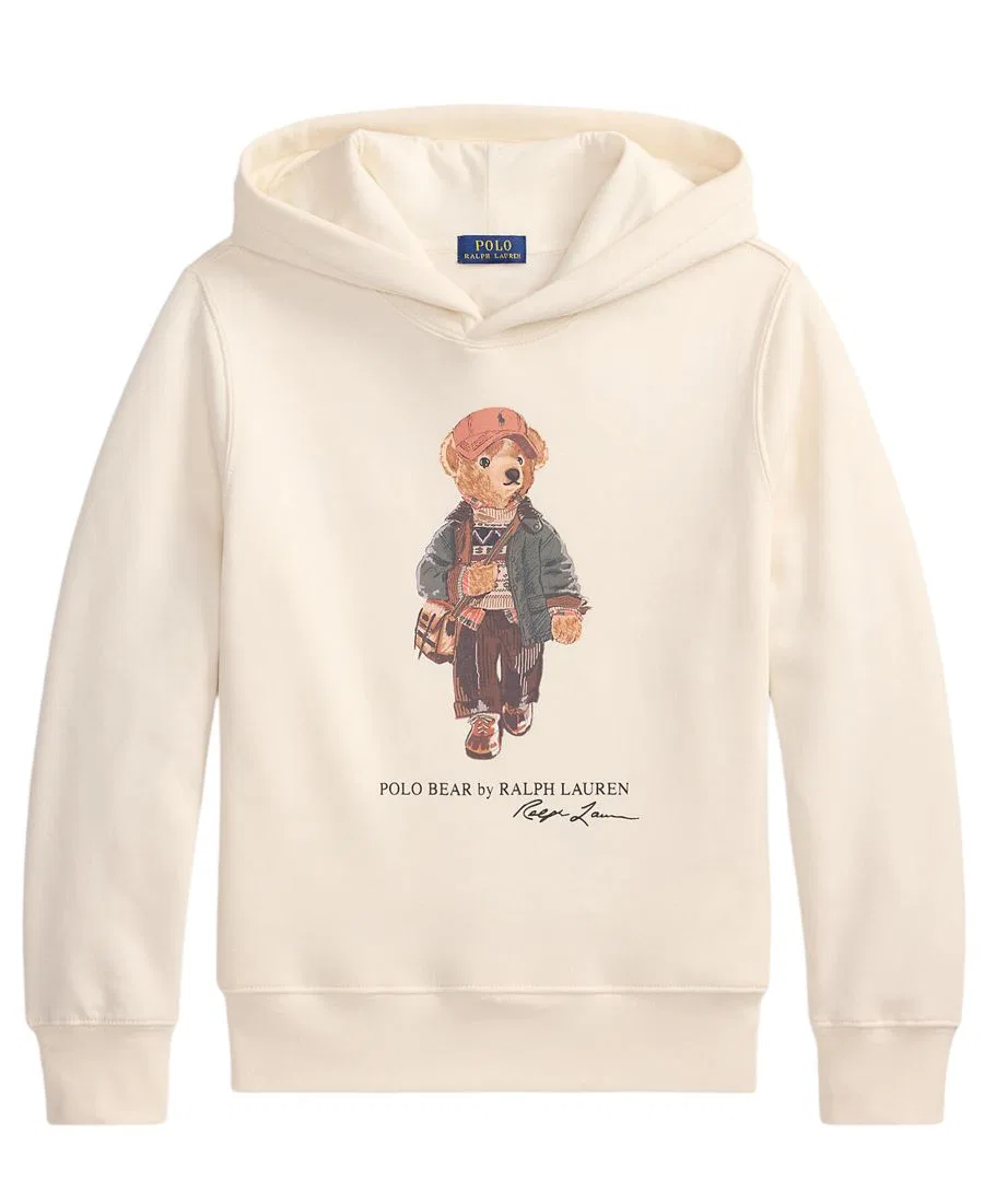 Худи с капюшоном и принтом Polo Bear Polo Ralph Lauren, Estate Cream