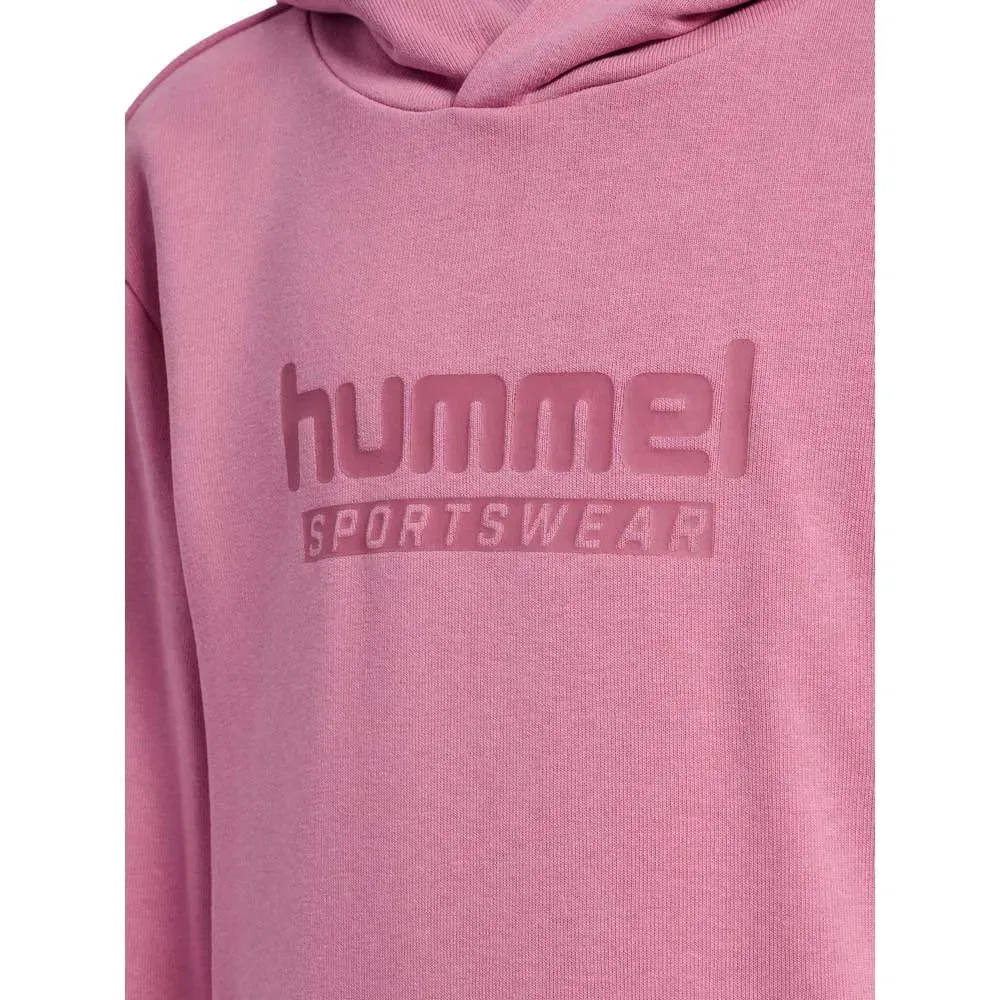 Детское худи для девочек с капюшоном Hummel, Pink — фото 4