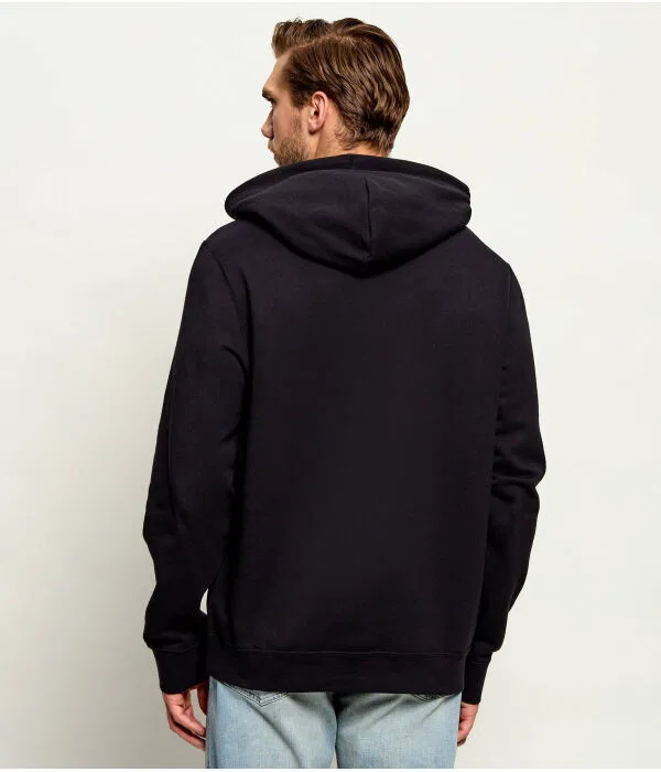 Мужская футерная толстовка Calvin Klein, черный — фото 3