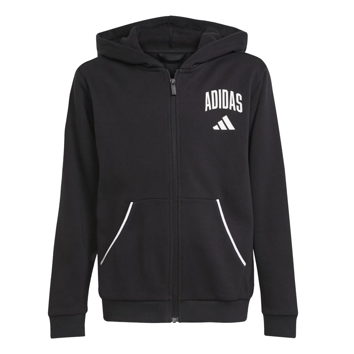 Детская тренировочная куртка Adidas, черный