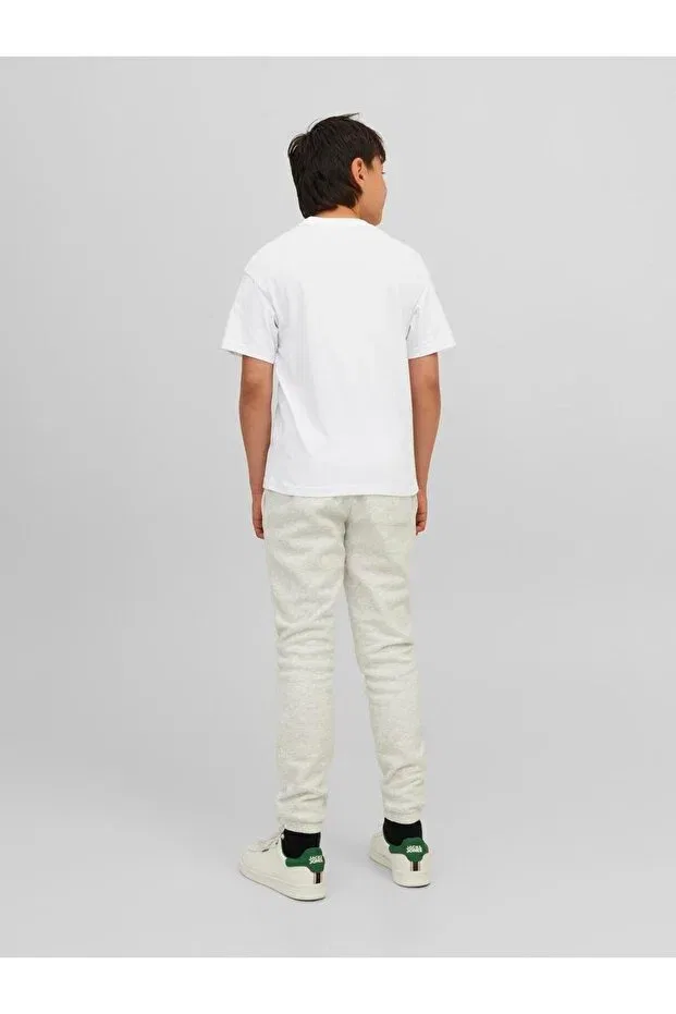 Детская футболка для девочек с принтом star Jack & Jones, White — фото 3