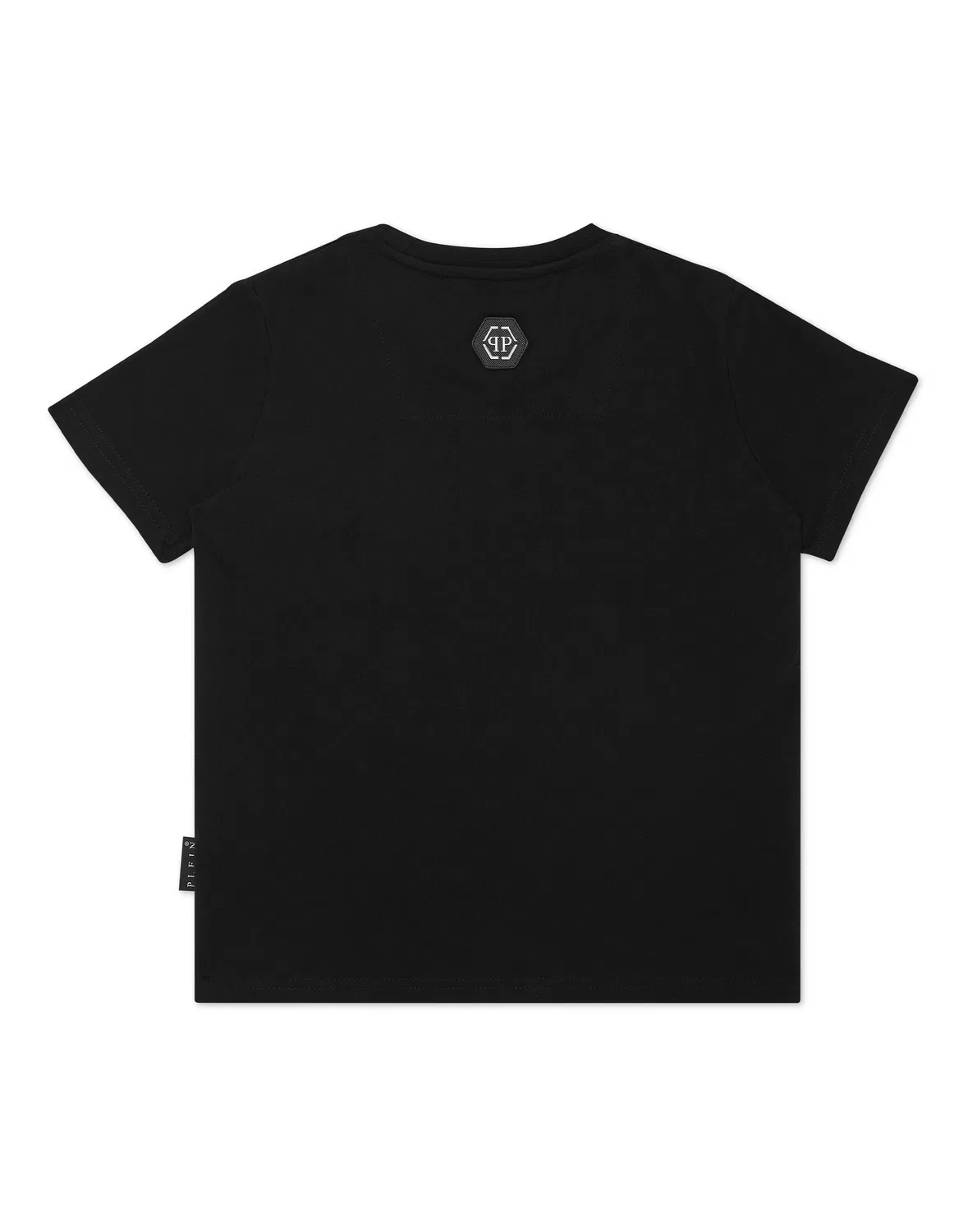 Детская футболка с коротким рукавом и принтом Racing Club PHILIPP PLEIN, Black/Turquoise — фото 2