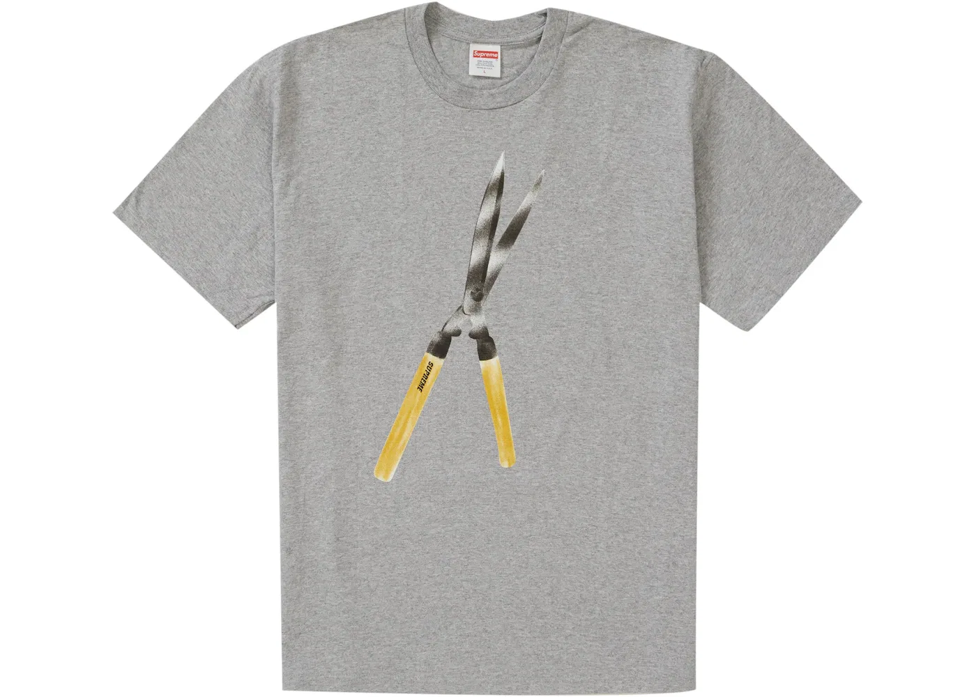 Мужская футболка с принтом Shears Supreme, Heather Grey