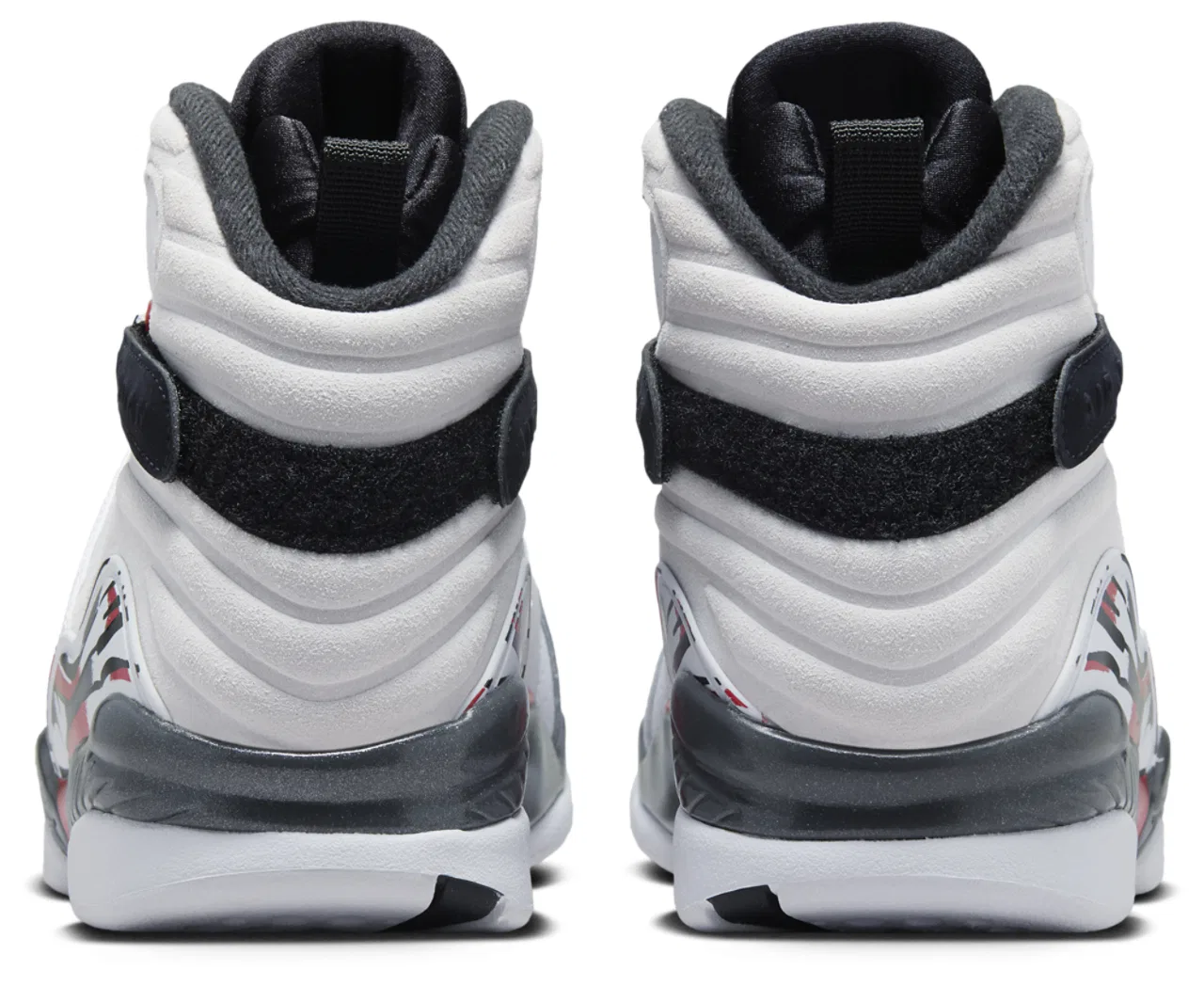 Кроссовки для мальчиков Retro 8 Jordan, цвет Black/White/True Red — фото 3