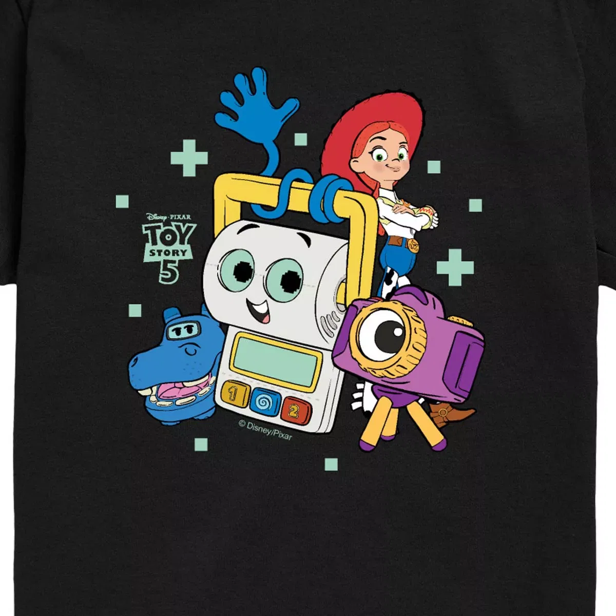Детская футболка с принтом Toy Story 5 Jessie Group Short Sleeve Graphic T-Shirt Toy Story, Navy — фото 2