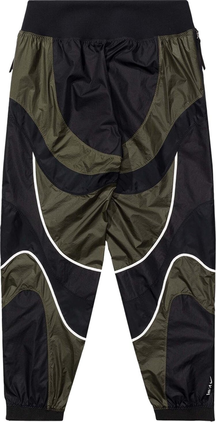 Брюки Nike Womens iSPA Pants Off Noir/Newsprint/Iron Grey, зеленый — фото 2
