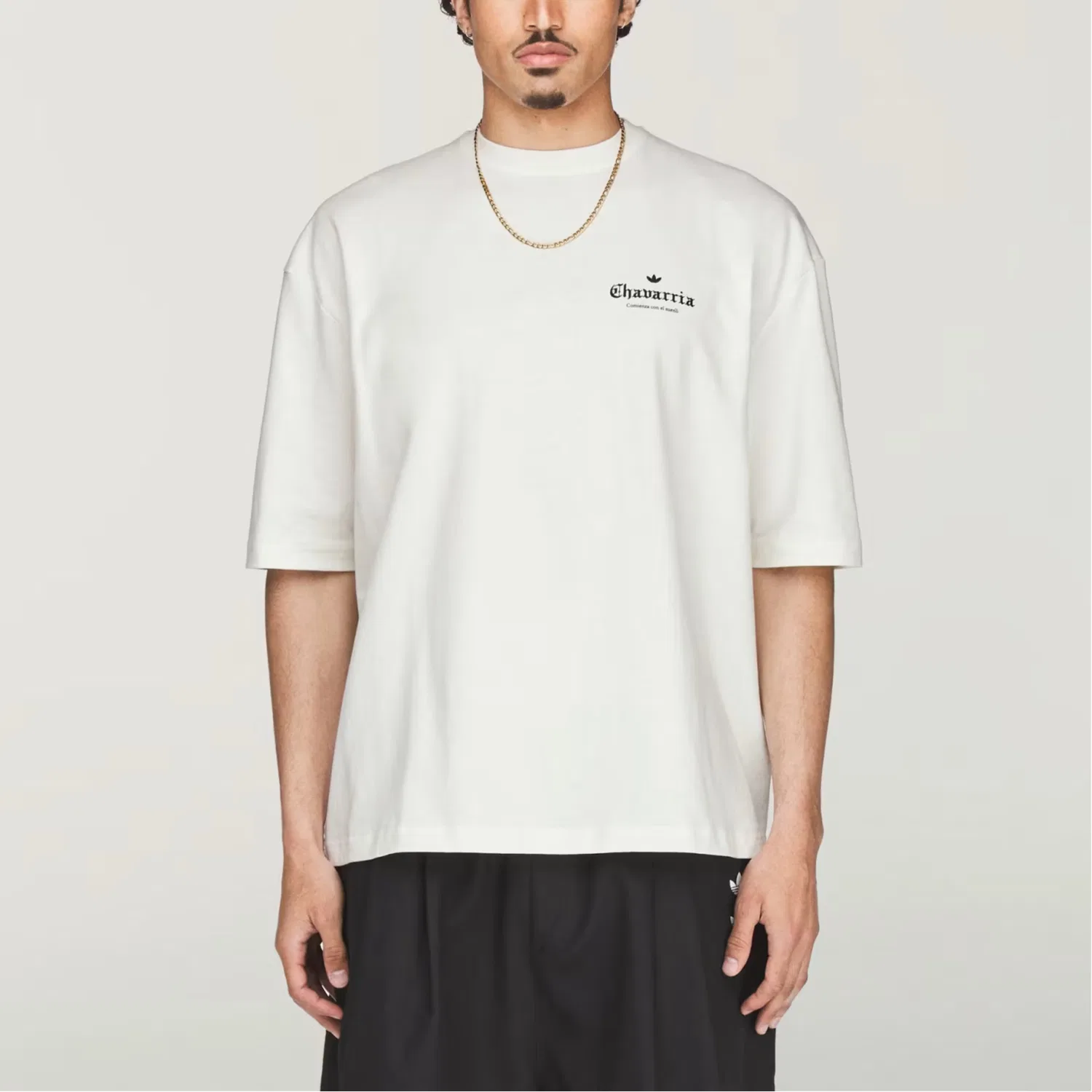 Футболка с круглым вырезом Jade White Adidas Originals, Jade White — фото 4