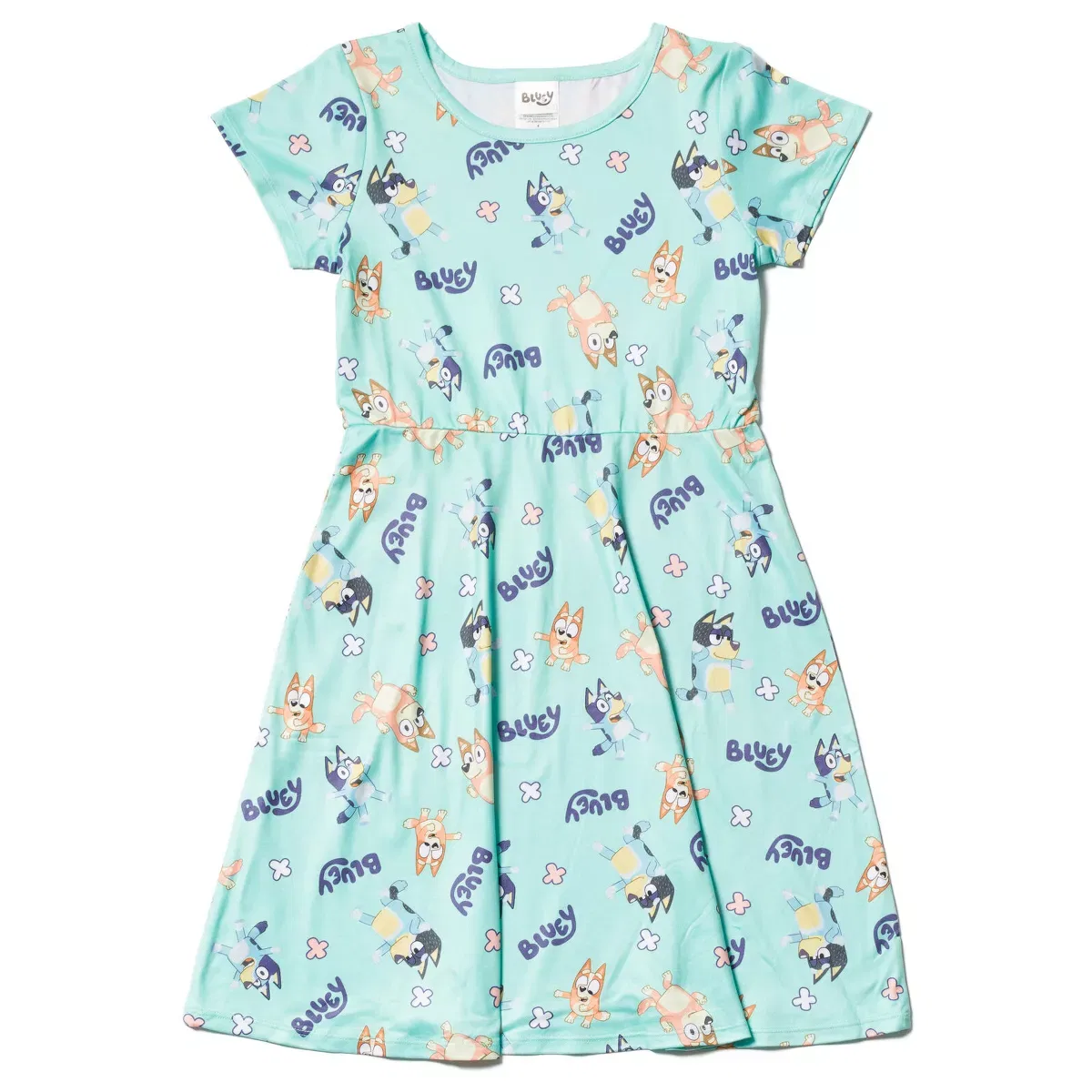 Детский комплект платьев для девочек с принтом Bluey 2 Pack Dresses Bluey, Blue — фото 3