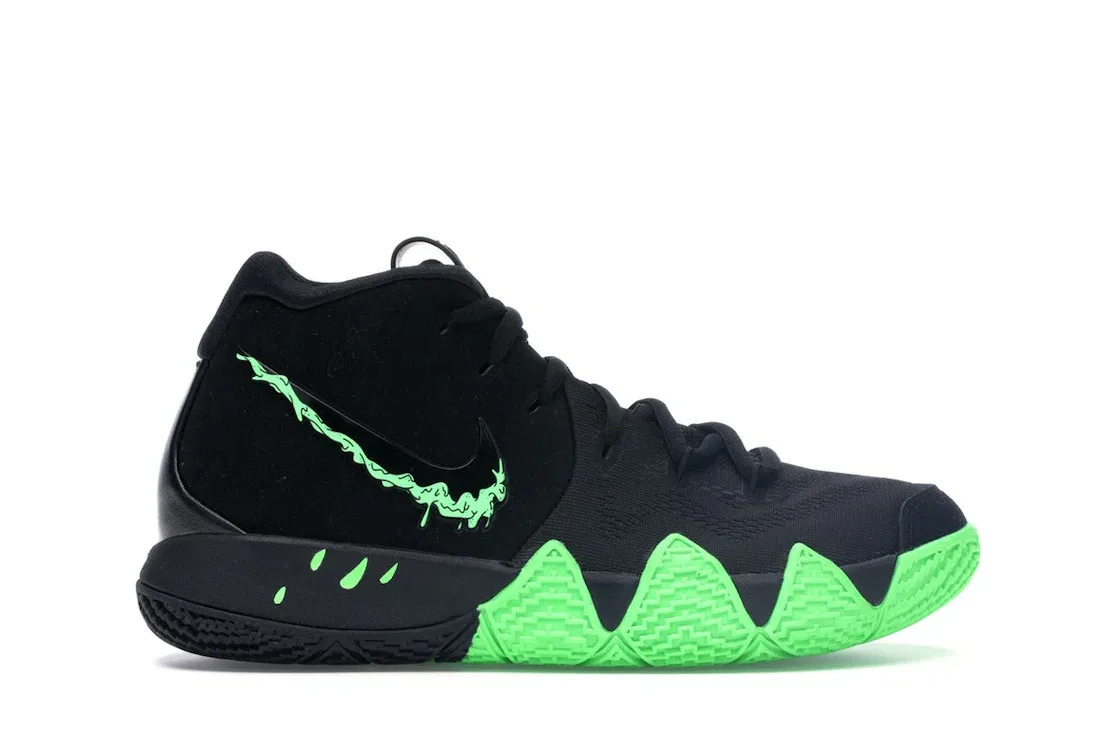 Детские кроссовки с принтом Nike Kyrie 4 Nike, Black/Rage Green