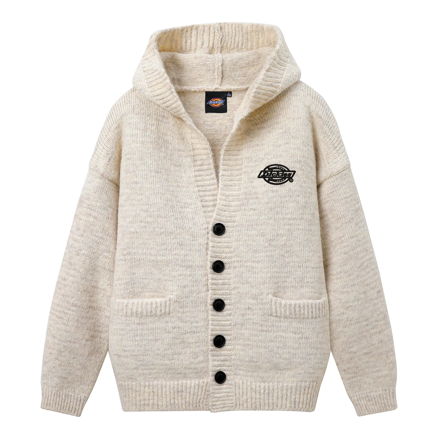 Детский худи с капюшоном прямого кроя Dickies, White Apricot