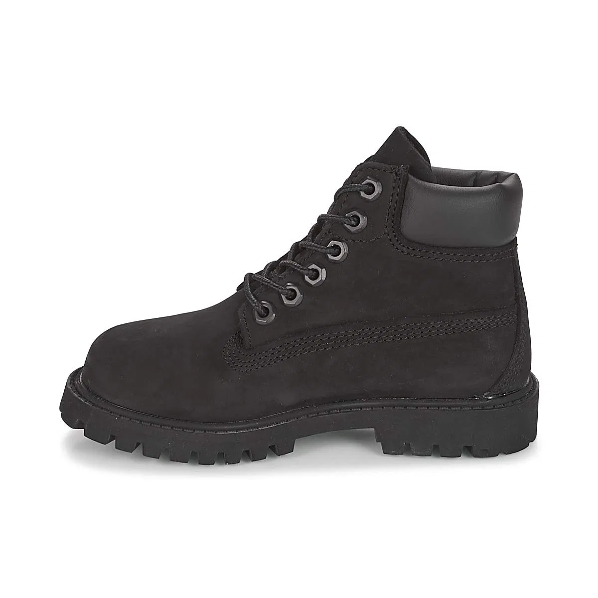 Детские ботинки для мальчиков с высоким берцем Timberland Tb012807, Noir Nubuck — фото 4
