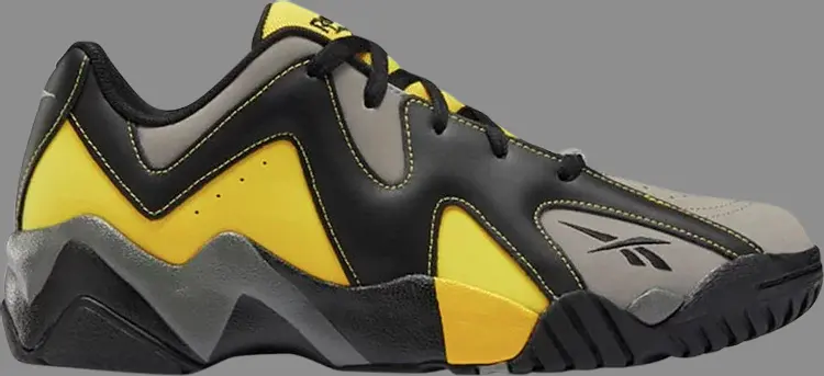 

Кроссовки kamikaze 2 low 'alert yellow' Reebok, серый