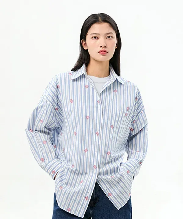 Рубашка в полоску, Tommy Hilfiger, женская