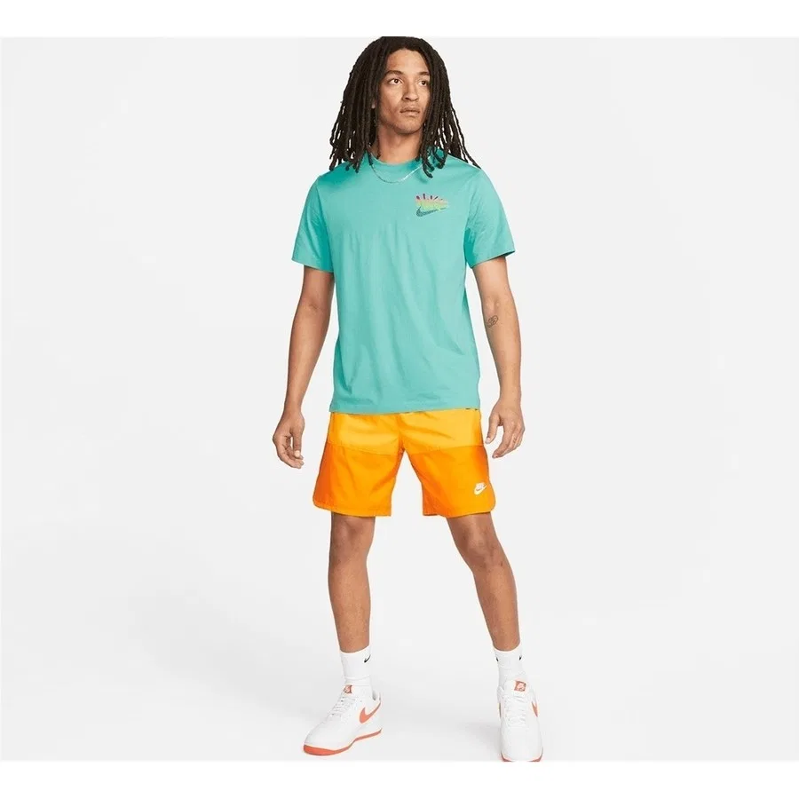 Футболка с коротким рукавом и принтом Turtles Graphic Nike, Зеленый — фото 2
