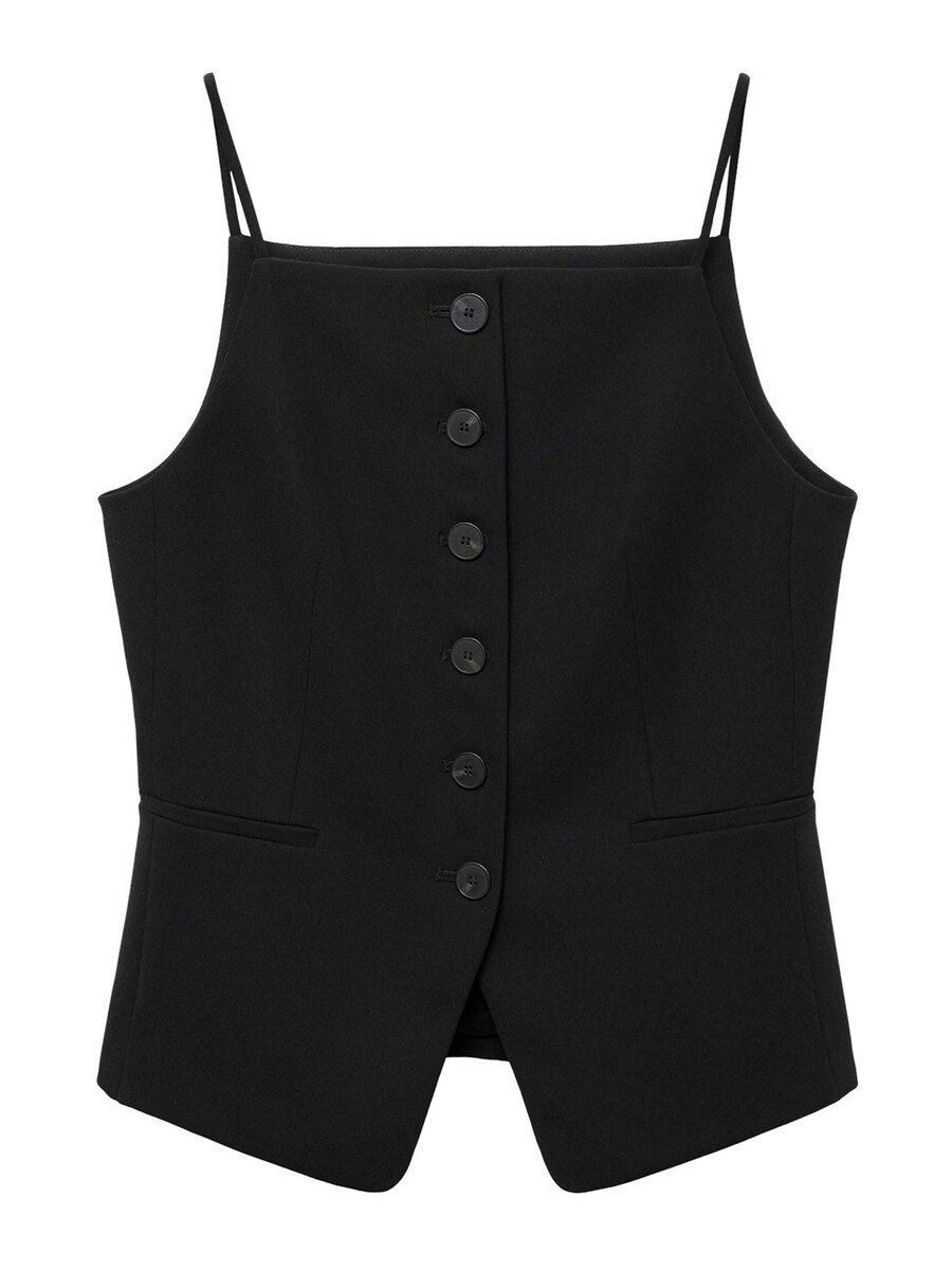 

Классический блейзер MANGO Suit Vest IGU, черный