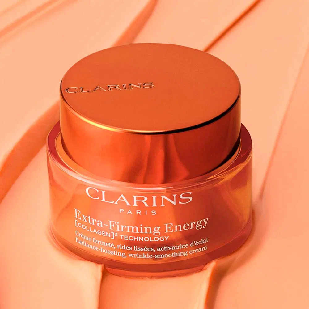Лифтинг-крем для лица Clarins Extra Firming Energy, 50 мл, с коллагеном, Niacinamide, Orange — фото 2