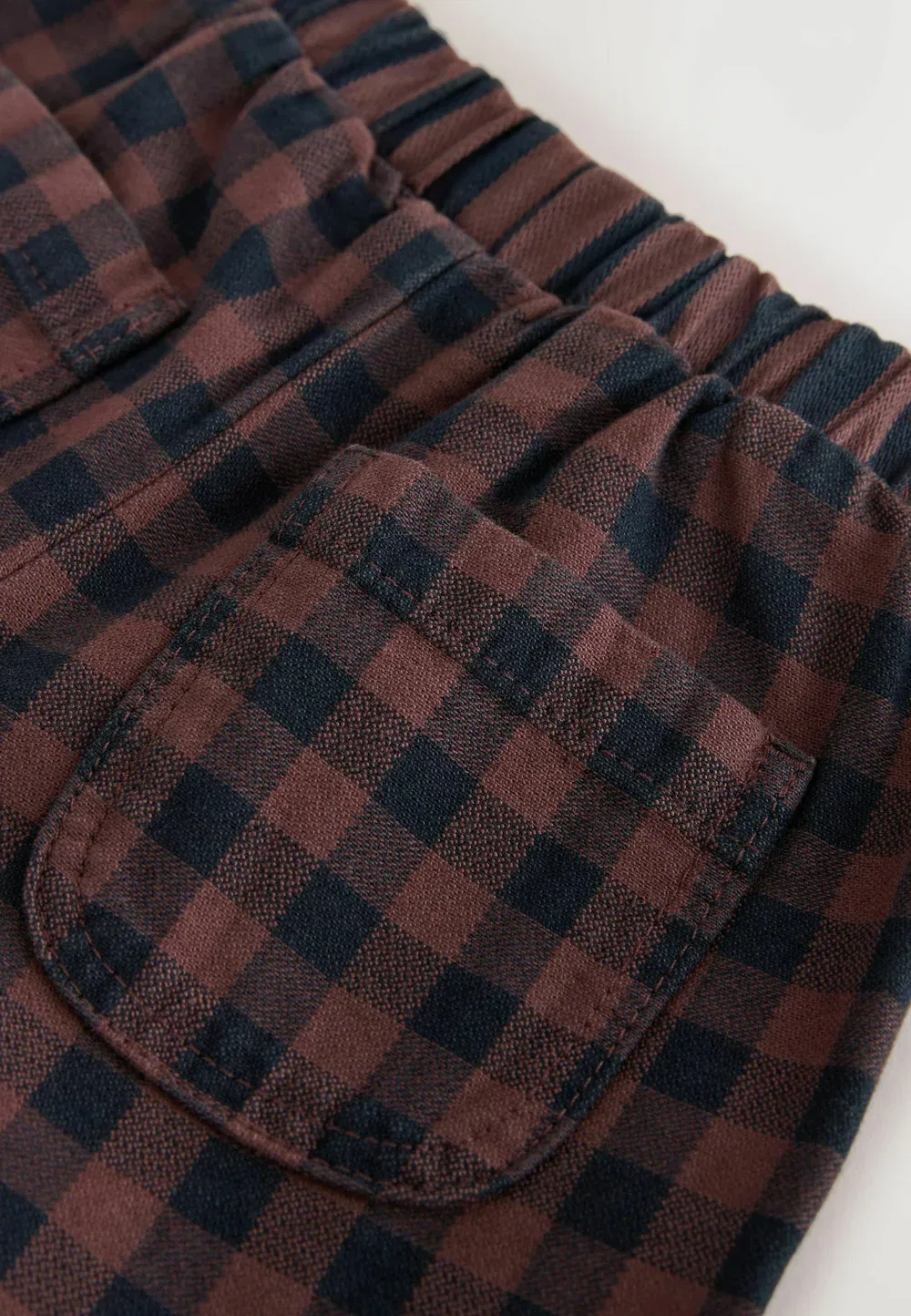 Брюки-Шаровары стандартного кроя Next, Purple Navy Check — фото 2