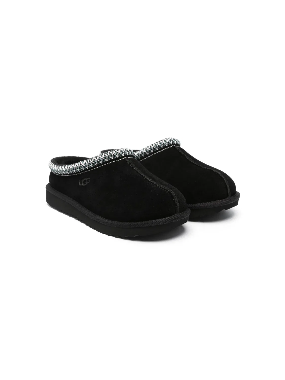 Тапочки Tasman с контрастной прострочкой UGG, черный