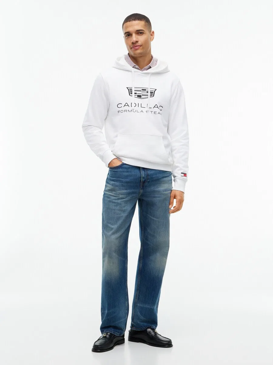 Толстовка TOMMY HILFIGER 'TH X CF1' белого цвета — фото 3
