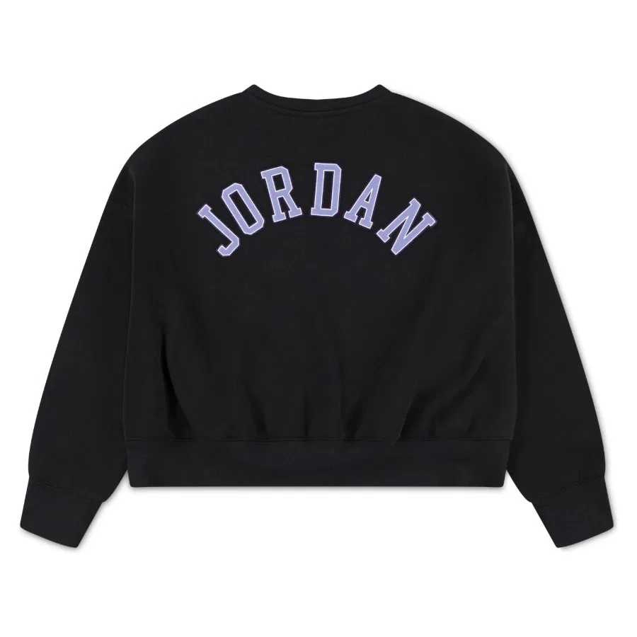 Детский свитшот с принтом Jordan Jdg Blue Jeans & Bling Flc Cre, Nike, Синий — фото 2