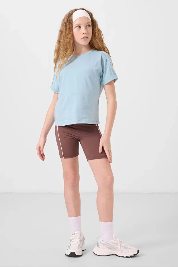 Детские леггинсы для девочек стандартной посадки Basic Tommy Life, Brown — фото 3