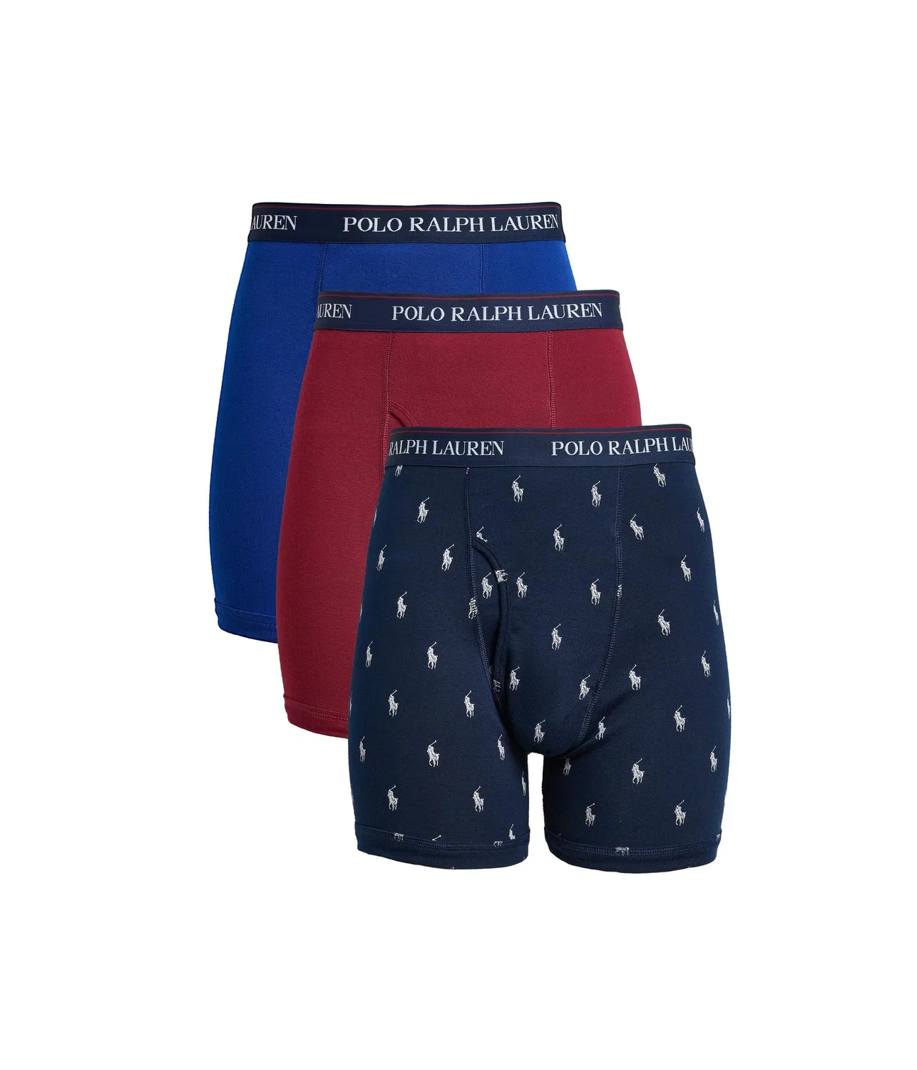 Хлопковые боксеры-брифы Cotton Boxer Brief Polo Ralph Lauren, Multicolor
