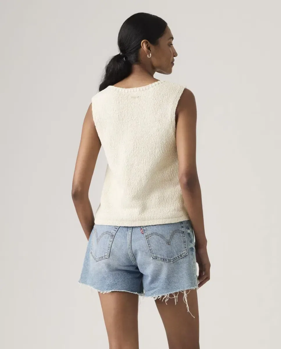 Женский жилет с круглым вырезом Levi's, Crema — фото 2