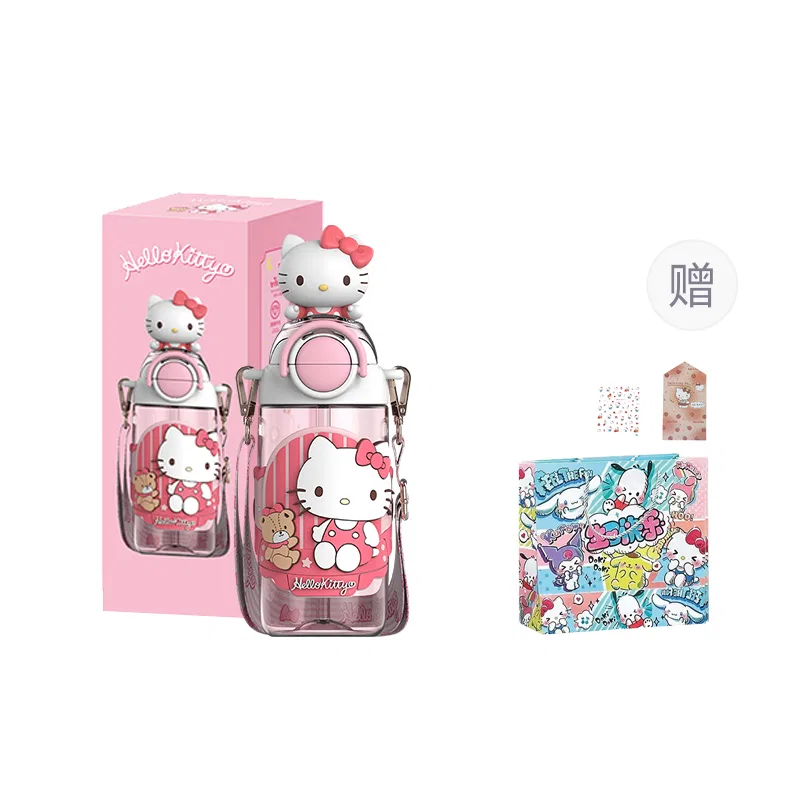 Детская кружка с трубочкой Sanrio Star Dream 3228, Hello Kitty, 650 мл, Sanrio, Multicolor