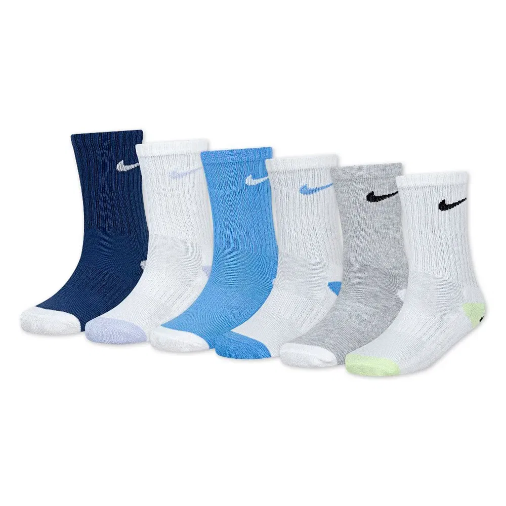 Носки Nike Nhn Smiley Crew, 6 пар, мультиколор